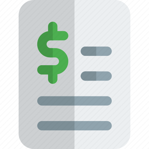 Invoice, money, currency, coin icon - Download on Iconfinder