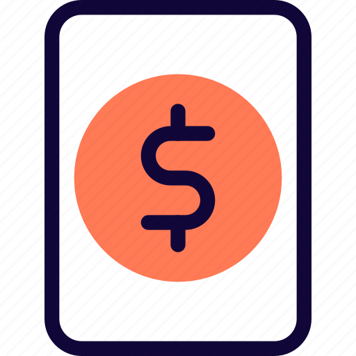 Dollar, file, document, paper icon - Download on Iconfinder