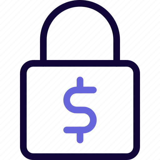 Dollar, lock, cash, sign icon - Download on Iconfinder