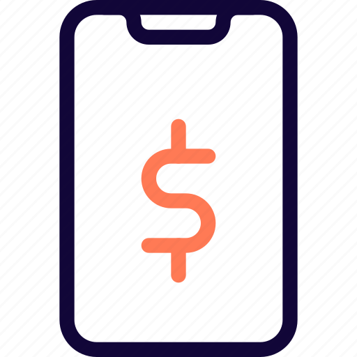 Dollar, mobile, smartphone, device icon - Download on Iconfinder