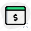 browser, dollar, money, payment, cash 