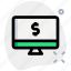 desktop, dollar, money, currency 