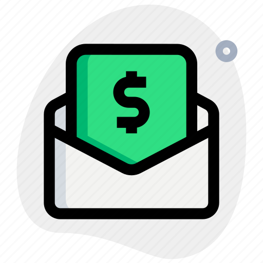 Dollar, mail, money, cash icon - Download on Iconfinder
