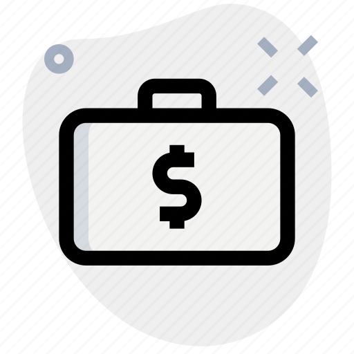 Dollar, suitcase, money, currency icon - Download on Iconfinder