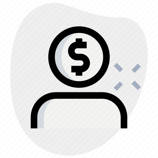 Dollar, user, money, business, currency icon - Download on Iconfinder