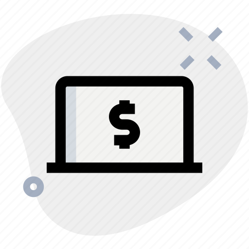Laptop, dollar, currency, finance icon - Download on Iconfinder