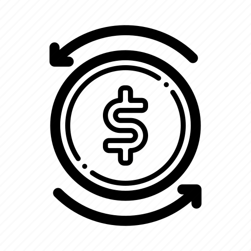 Arrow, money, dollar, circular economy, circular arrows icon - Download on Iconfinder
