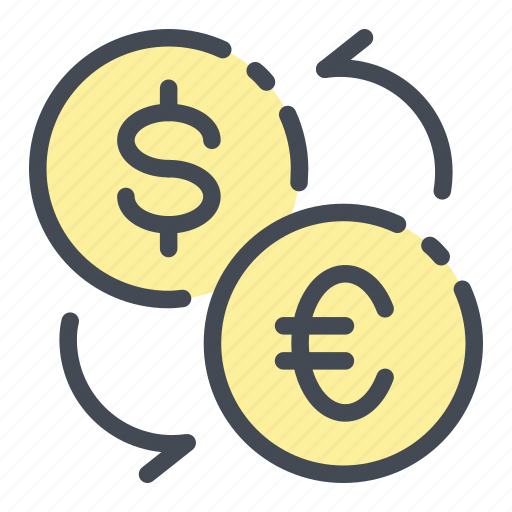 Currency, dollar, euro, exchange, money, transaction, transfer icon - Download on Iconfinder