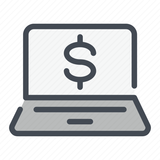 Computer, dollar, laptop, money, online, pay, payment icon - Download on Iconfinder