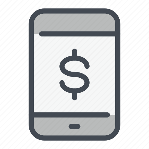 Dollar, mobile, money, online, payment, phone icon - Download on Iconfinder