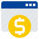 web, browser, payment, dollar, coin, money, coins