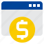 web, browser, payment, dollar, coin, money, coins 
