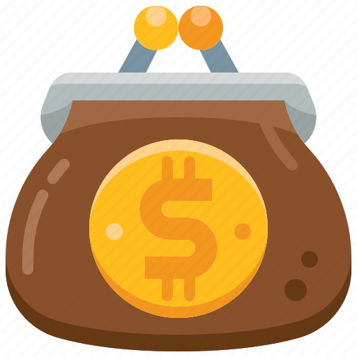 Coin, purse, wallet, money, saving, bag, cash icon - Download on Iconfinder