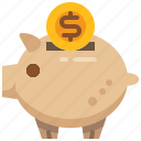 piggy, bank, saving, coin, investment, banking