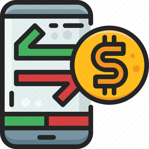 Money, app, application, payment, mobile, phone, transaction icon - Download on Iconfinder