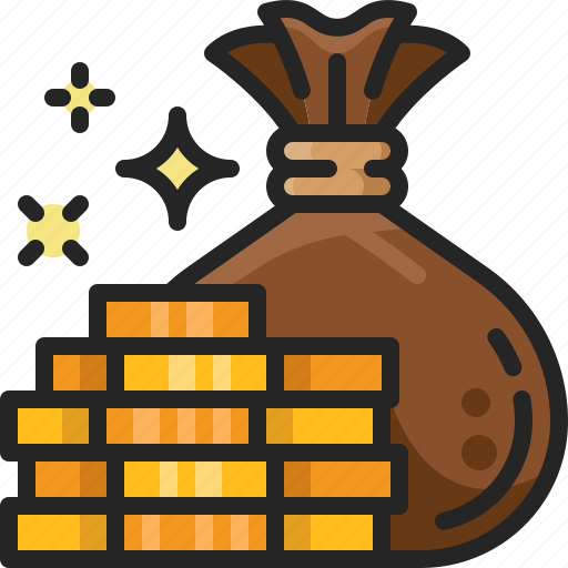 Money, bag, rich, funds, sack, coin, gold icon - Download on Iconfinder