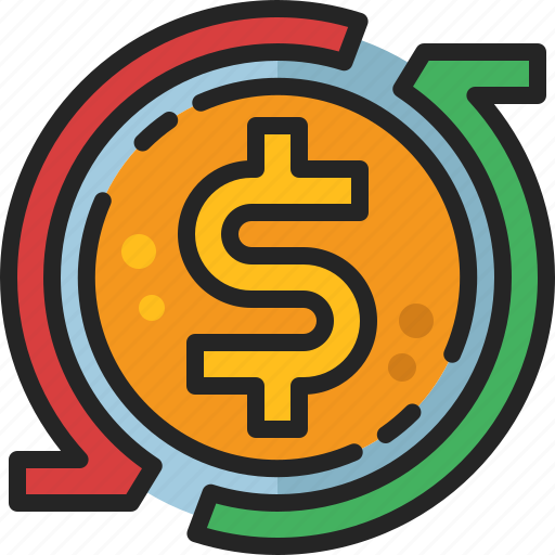 Money, exchange, refund, currency, financial, transaction icon - Download on Iconfinder