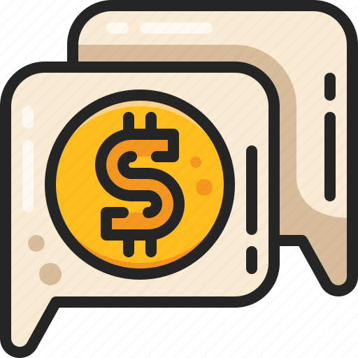 Talking, communication, conversation, finance, money, chat icon - Download on Iconfinder