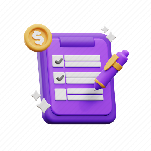 Money, management, coin, time, finance, office, business 3D illustration - Download on Iconfinder
