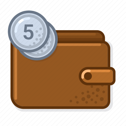 Wallet, silver, coins, cash, purse icon - Download on Iconfinder