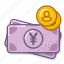 yen, coin, avatar, banknote, cash 
