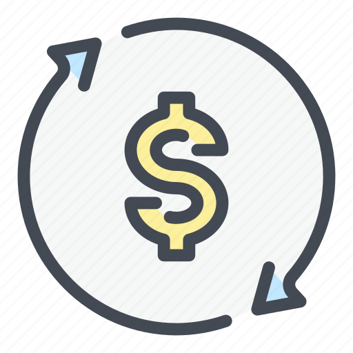 Money, dollar, exchange, change, refresh, update icon - Download on Iconfinder
