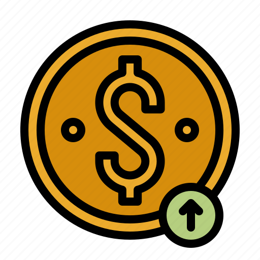 Dollar, currency, increase, money, profit icon - Download on Iconfinder