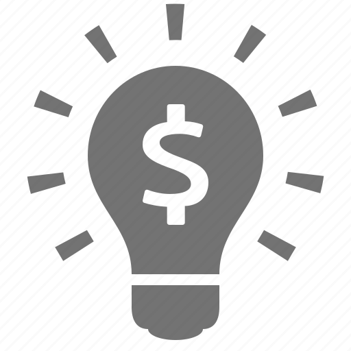 Bulb, dollar, idea, light, money, smart, solution icon - Download on Iconfinder