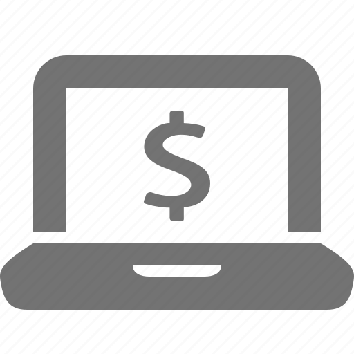 Dollar, income, internet, investment, laptop, money, savings icon - Download on Iconfinder