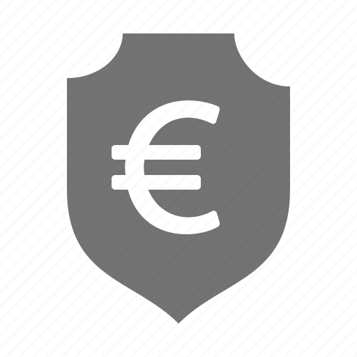 Currency, euro, insurance, money, protection, security, shield icon - Download on Iconfinder