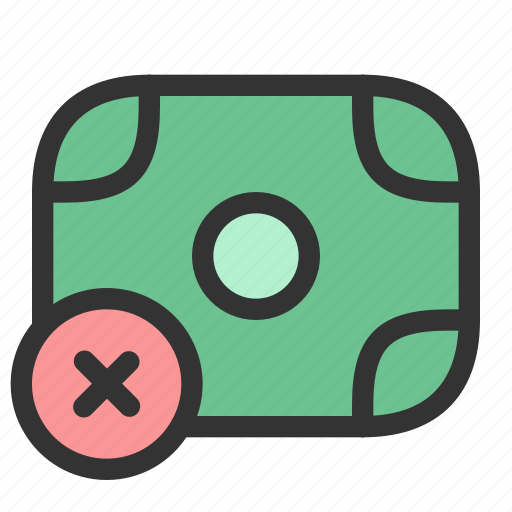 Money, remove, remove payment, currency, cancel, delete payment icon - Download on Iconfinder