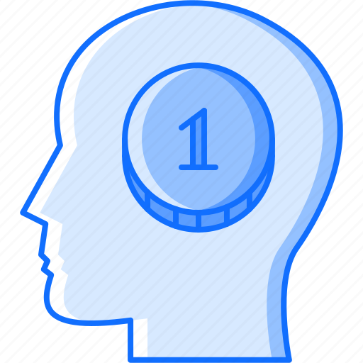 Brain, coin, economy, finance, head, money icon - Download on Iconfinder