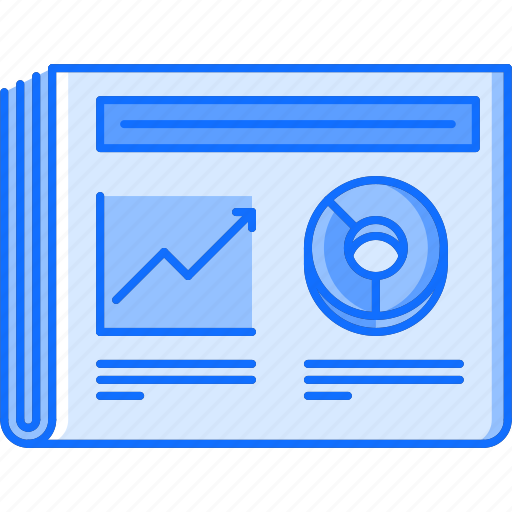 Economy, finance, metrics, money, news, newspaper icon - Download on Iconfinder