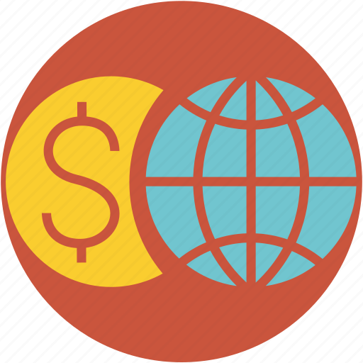 Business, dollar, economy, euro, finance, global, globe icon - Download on Iconfinder