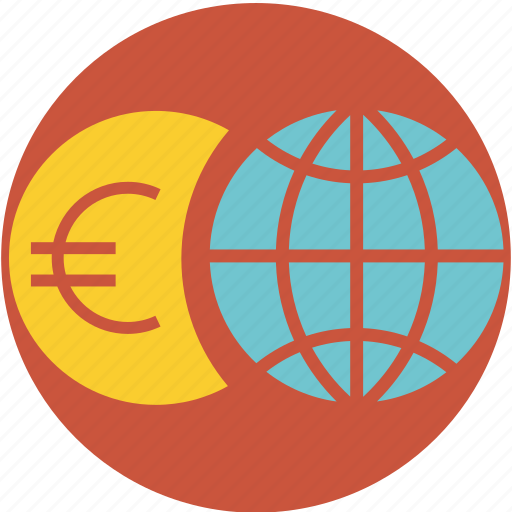 Business, dollar, economy, euro, finance, global, globe icon - Download on Iconfinder