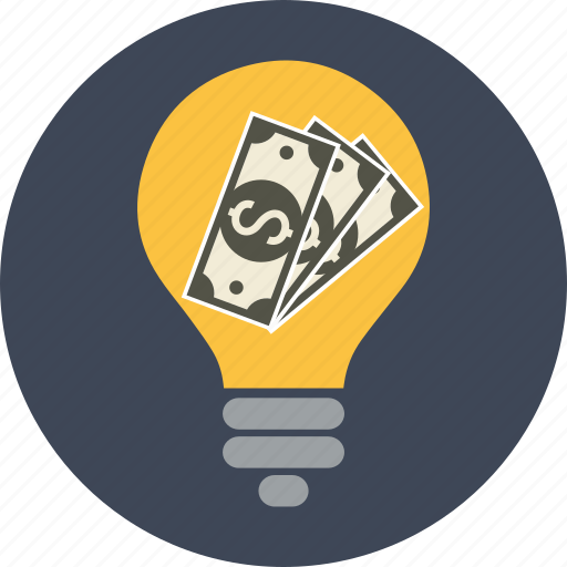 Coin, currency, dollar, euro, finance, idea, lamp icon - Download on Iconfinder