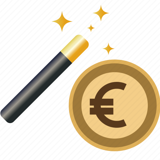 Coin, currency, dollar, euro, finance, magic, money icon - Download on Iconfinder