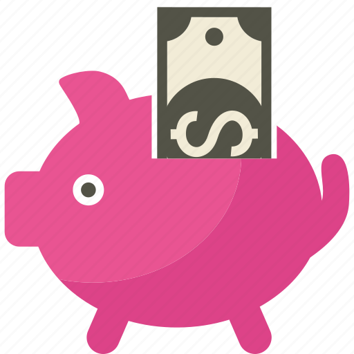 Bank, box, coin, dollar, money, paper, pig icon - Download on Iconfinder