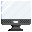 monitor, speaker, computer, electronics, desktop 