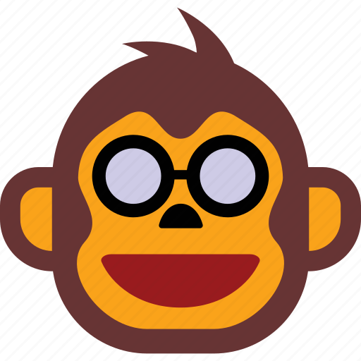 Emoticon, face, monkey, expression, smiley icon - Download on Iconfinder