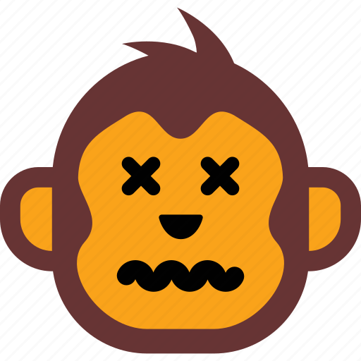 Emoticon, face, monkey, sad, sick icon - Download on Iconfinder