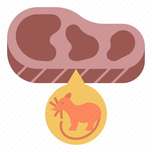 Bushmeat, meat, wildlife, monkeypox, rawmeat, virus, disease icon - Download on Iconfinder