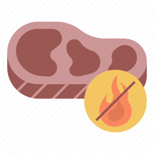 Uncooked, steak, raw, meat, undercooked meat, raw meat, raw food icon - Download on Iconfinder