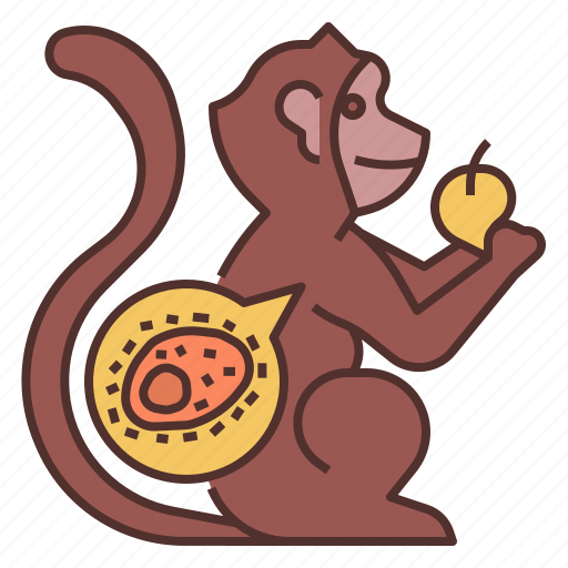 Monkey, monkeypox, mammals, infectious, disease, virus, crab eating macaque icon - Download on Iconfinder