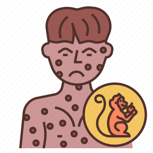 Monkeypox, infectious, disease, virus, rash, scratch, monkey icon - Download on Iconfinder