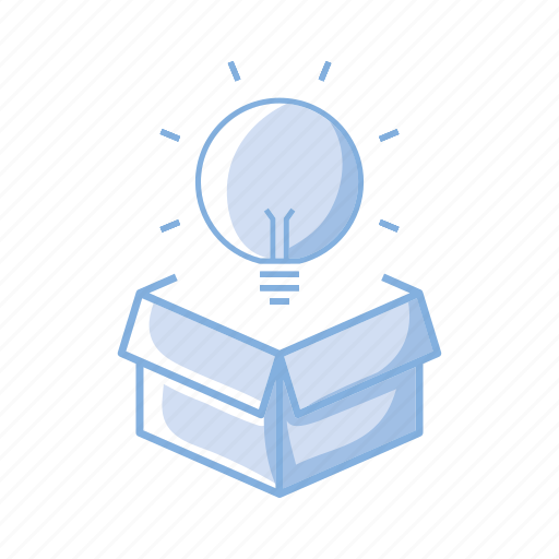 Box, bulb, idea icon - Download on Iconfinder on Iconfinder