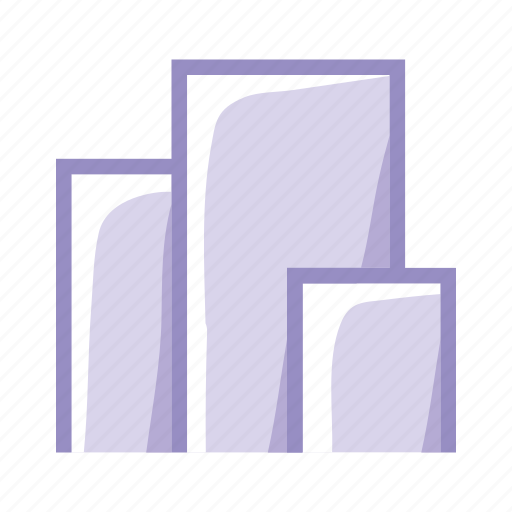 Analytics, bars, digram, graph, purple, statistics, stats icon - Download on Iconfinder