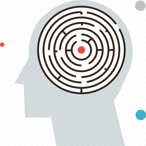Brain, game, head, labyrinth, maze, memory, mental icon - Download on Iconfinder