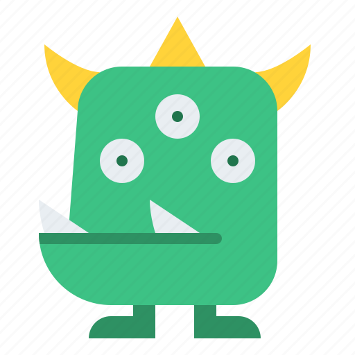 Monster, alien, devil, demon, character, cartoon icon - Download on Iconfinder