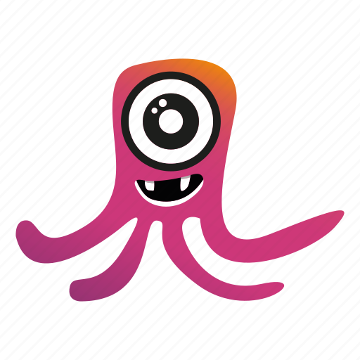 Cartoon, monster, squid icon - Download on Iconfinder